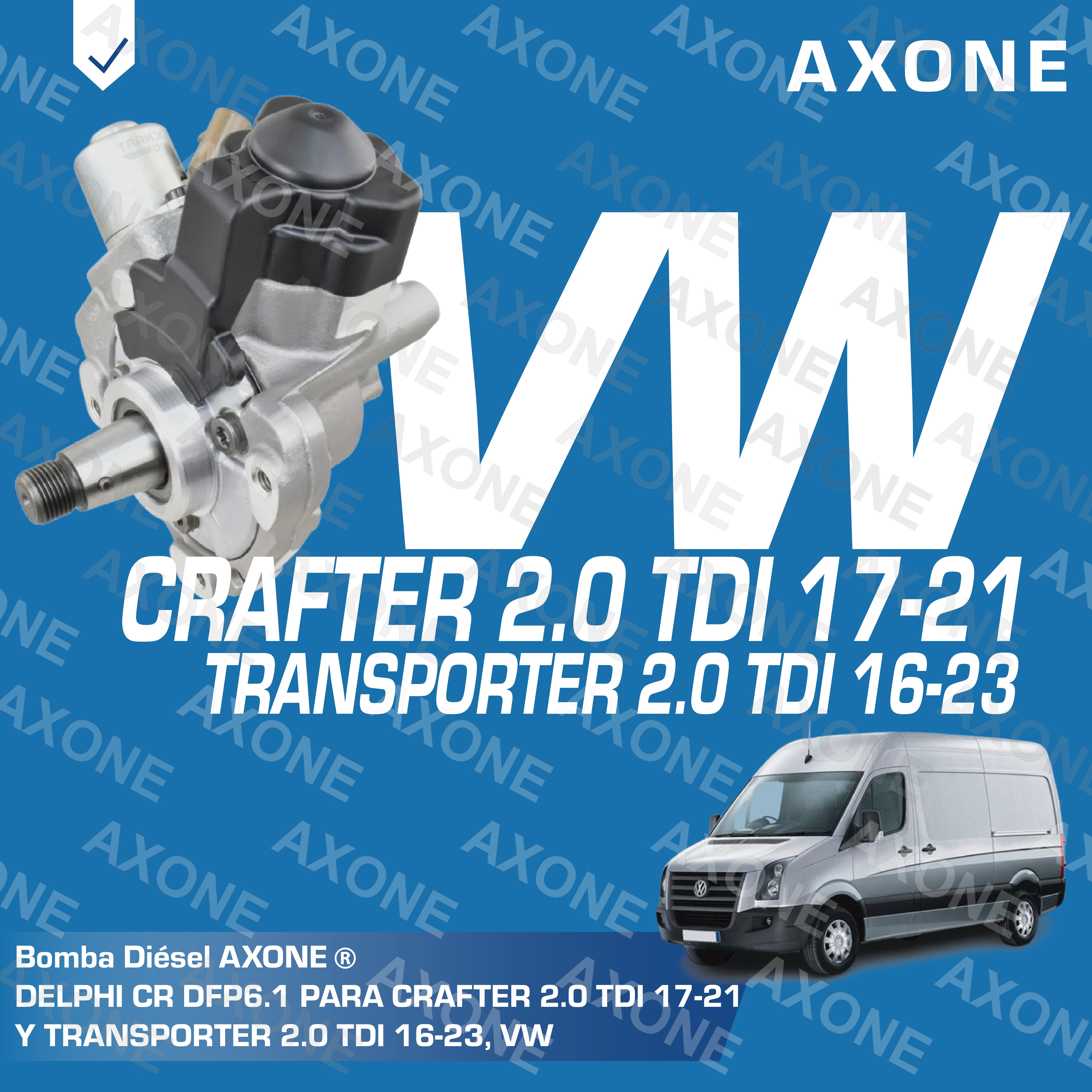 BOMBA DIESEL 28535928 ORIGINAL DELPHI CR DFP6.1 PARA CRAFTER 2.0 TDI 17 ...