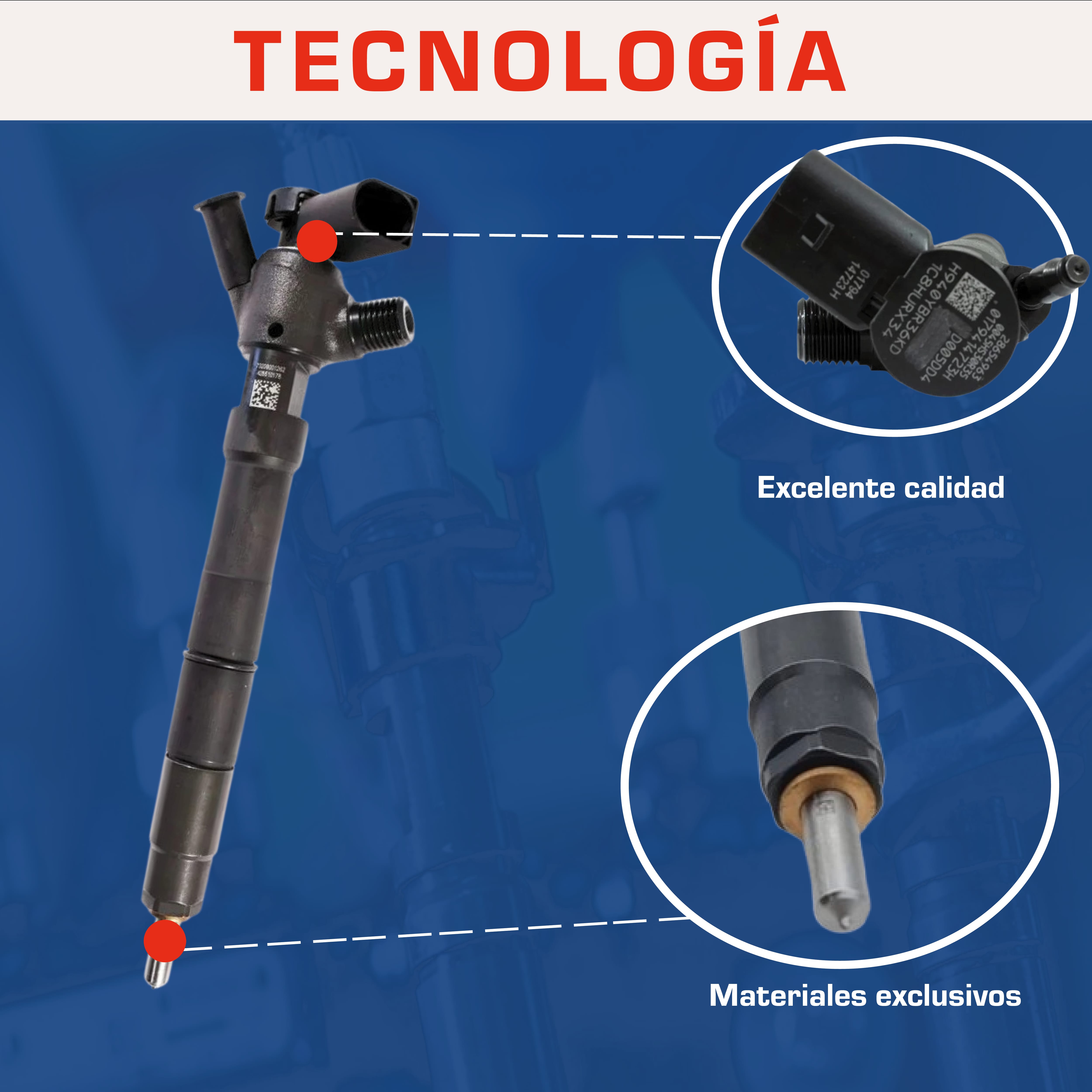 Inyector diésel 28565337 AXONE para 2.0 TDI Amarok, Crafter ...