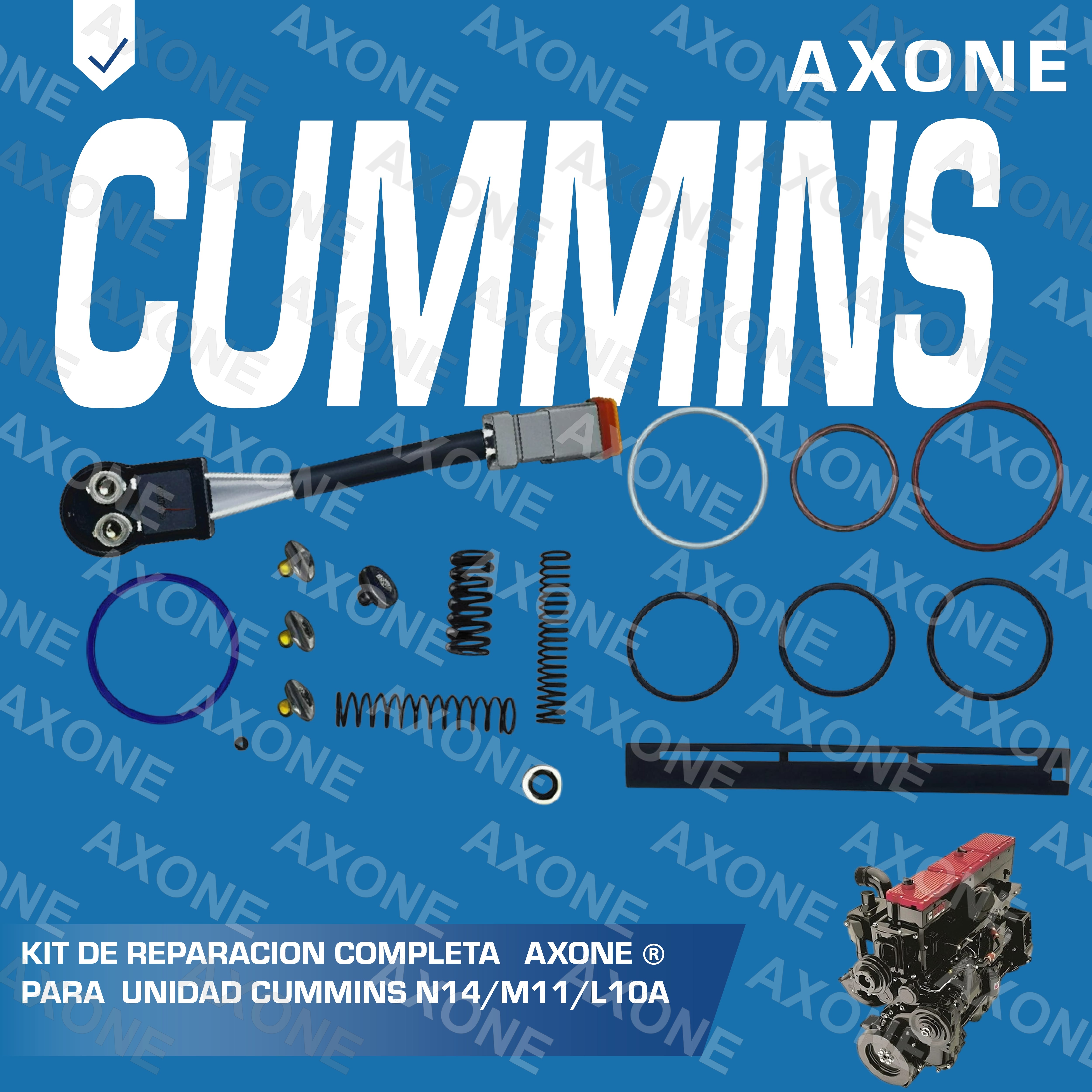 KIT DE REPARACION COMPLETA 410060002 UNID CUMMINS N14/M11/L10 ...