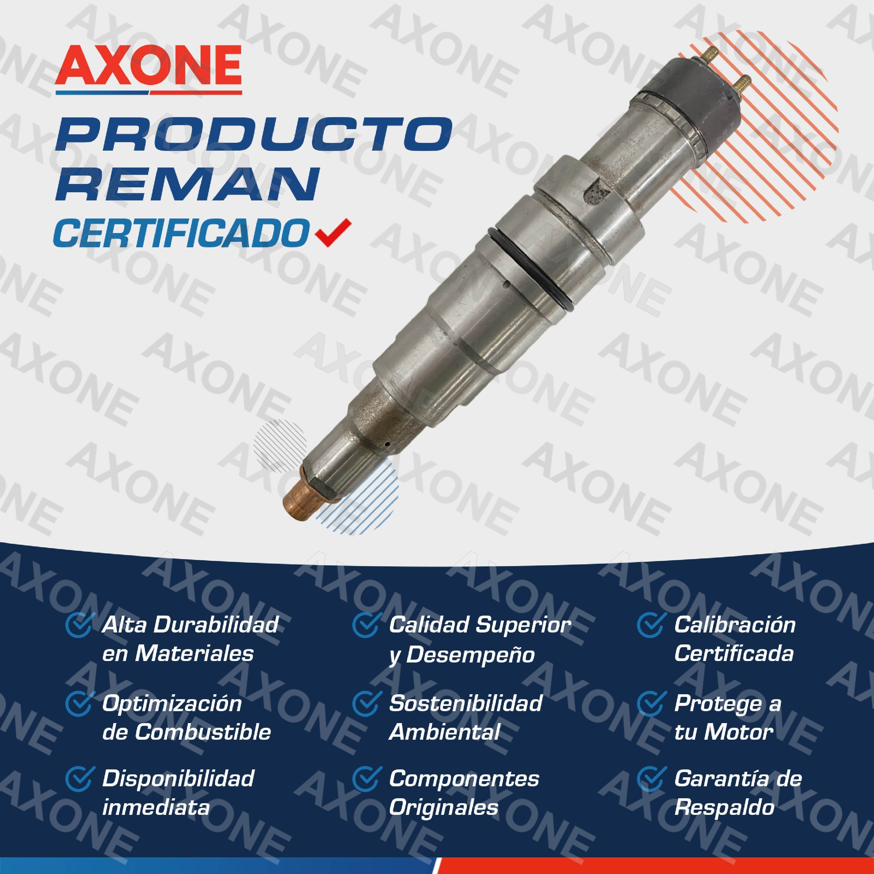 INYECTOR DIESEL 4384365 REMAN AXONE, PARA CUMMINS ISX15, QSX15 (4384365 ...