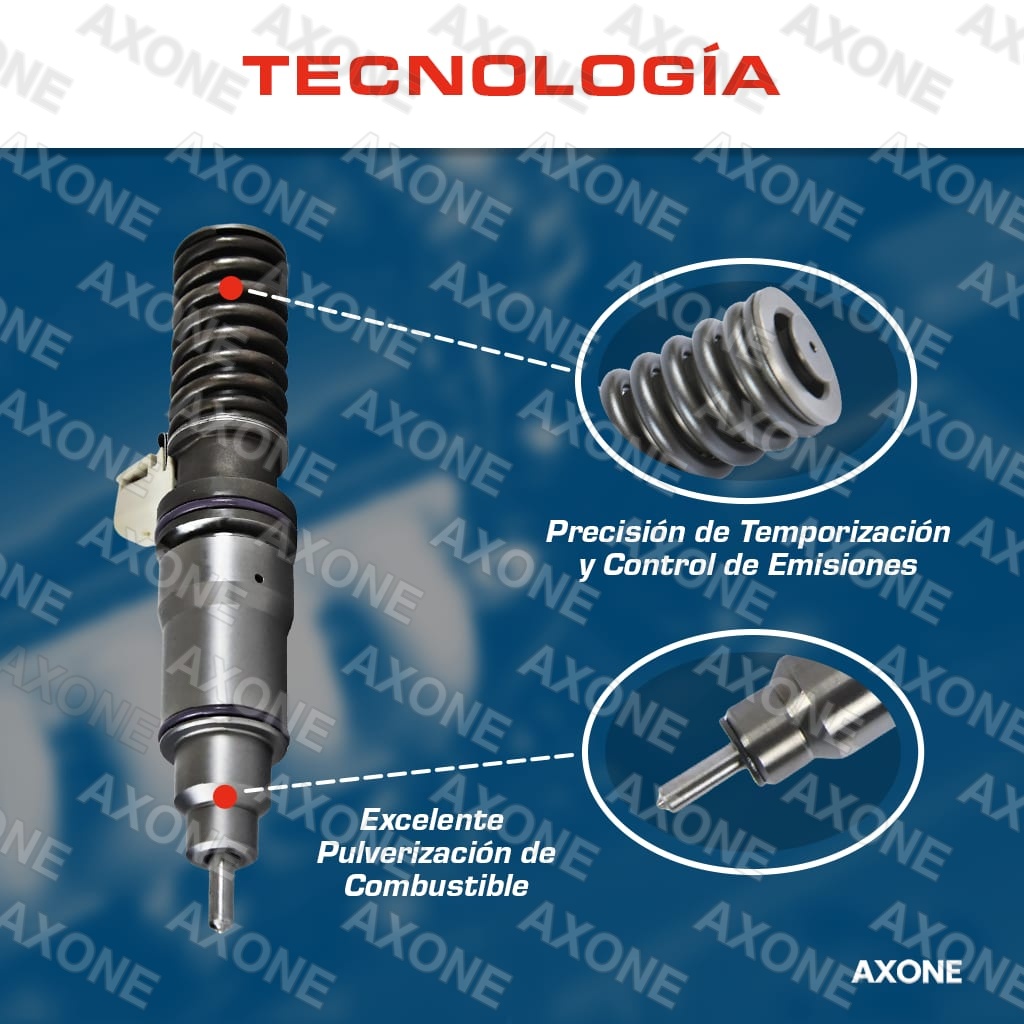 INYECTOR DIESEL AXONE RFE4E00001 PARA DETROIT SERIE 60 14.0L DDEC 6 S60 ...