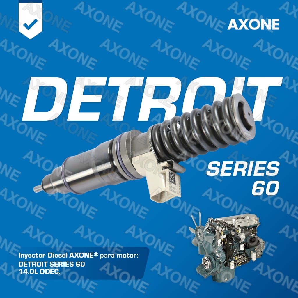 INYECTOR DIESEL AXONE RFE4E00001 PARA DETROIT SERIE 60 14.0L DDEC 6 S60 ...